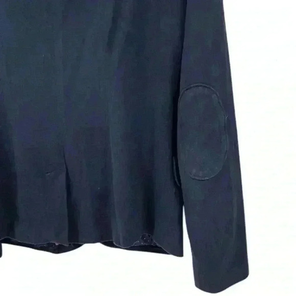 Cache Cache Women's Blazer Size 0, Blue Polka Dot Lining Tailored - Picture 6 of 9